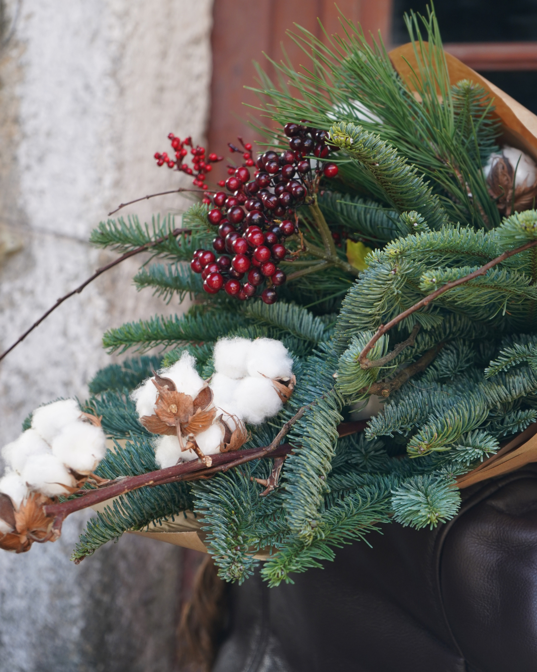 Bouquet Bosque Nevado